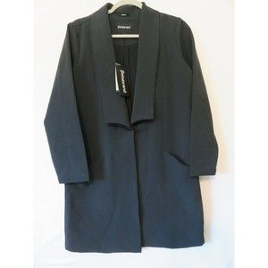 Betabrand Black Trench Coat
